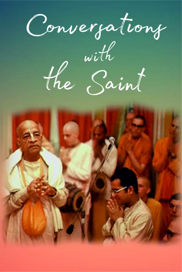 Front cover of the Book Conversations with the Saint